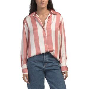 AUTRES FILLES Print Cabana Stripe Top